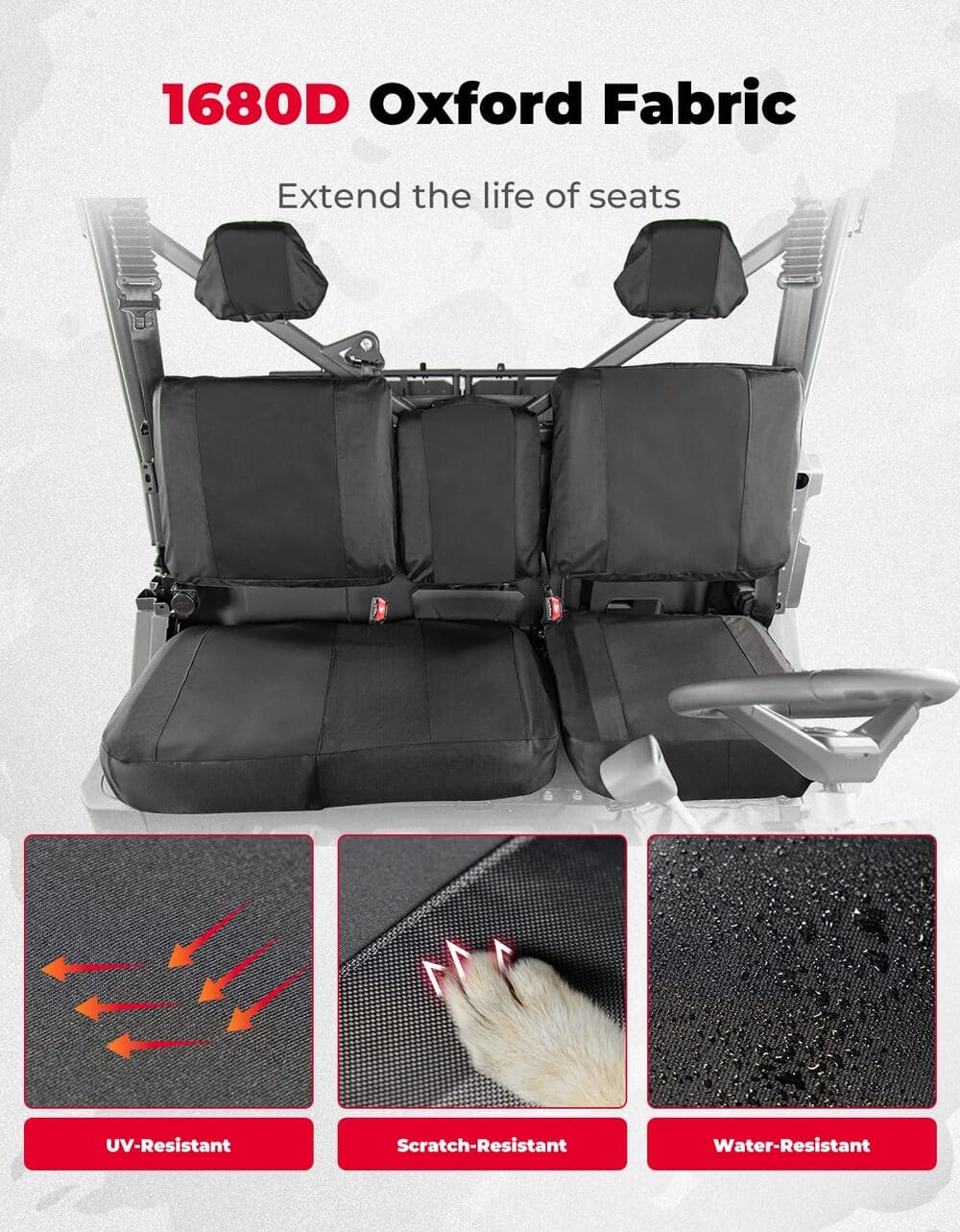 Kemimoto CF Moto UForce 1000/1000XL Seat Covers