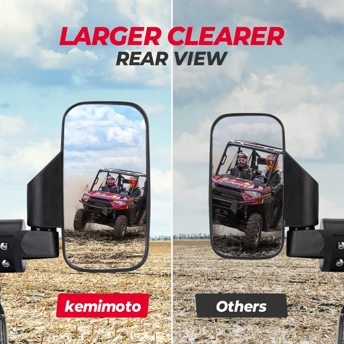 Kemimoto Polaris General 1000 Side Mirrors