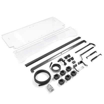 Kemimoto Honda Pioneer 1000 UTV 3-in-1 Flip Windshield