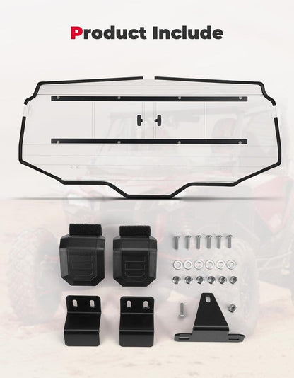 Kemimoto Honda Talon 1000X-4 UTV Rear Windshield Sliding Vented Back Window