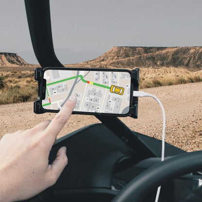 Kemimoto Phone Holder 720° Adjustable 4.7"-13" Clamps