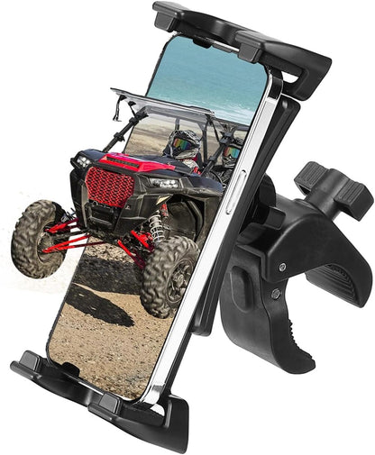 Kemimoto Phone Holder 720° Adjustable 4.7"-13" Clamps