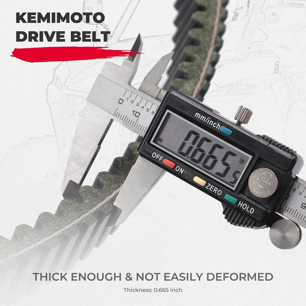 Kemimoto Polaris General XP 1000/RZR XP 1000 Heavy Duty Drive Belt