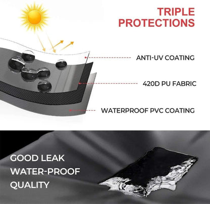 Kemimoto Polaris Ranger 4-Seat 420D Waterproof Cover