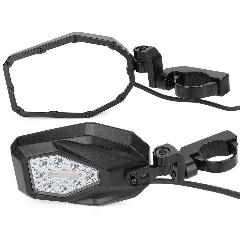 Kemimoto Mirrors with LED Turn Signal Lights