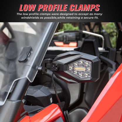 Kemimoto Mirrors with LED Turn Signal Lights