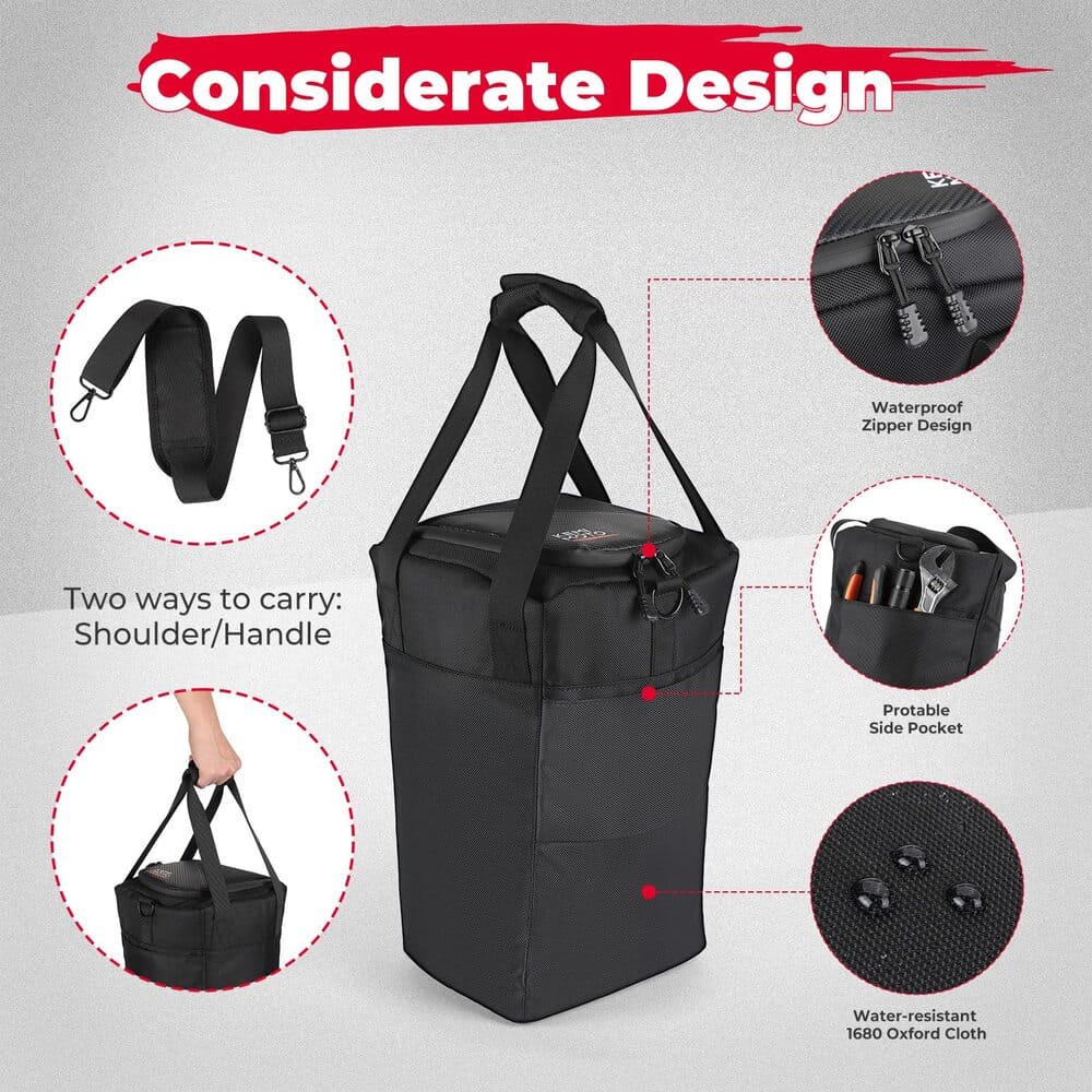 Kemimoto Polaris Ranger Crew XP 1000 12L Cooler Bag Underseat Storage