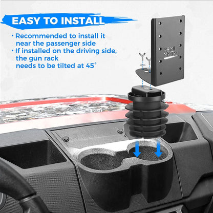 Kemimoto UTV Rifle Gun Holder