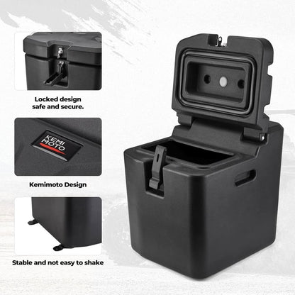 Kemimoto Polaris Ranger XP 1000 Big Size Cargo Box & Under Seat Storage Box