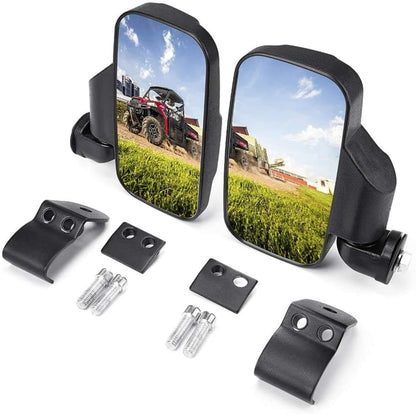 Kemimoto '17-'24 Polaris Ranger XP 1000 Crew Turn Signal Kit & Seat Cover & Side Mirrors