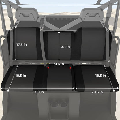 Kemimoto Polaris General 4 1000 Heavy Duty 1680D Oxford Fabric Roof