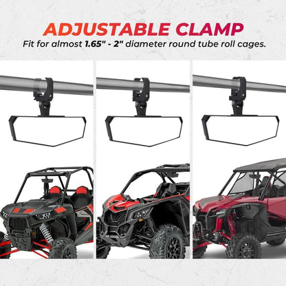 Kemimoto Polaris RZR 1.5-2" Rear View Mirror