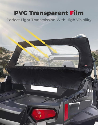 Kemimoto Polaris RZR 570 UTV Rear Windshield