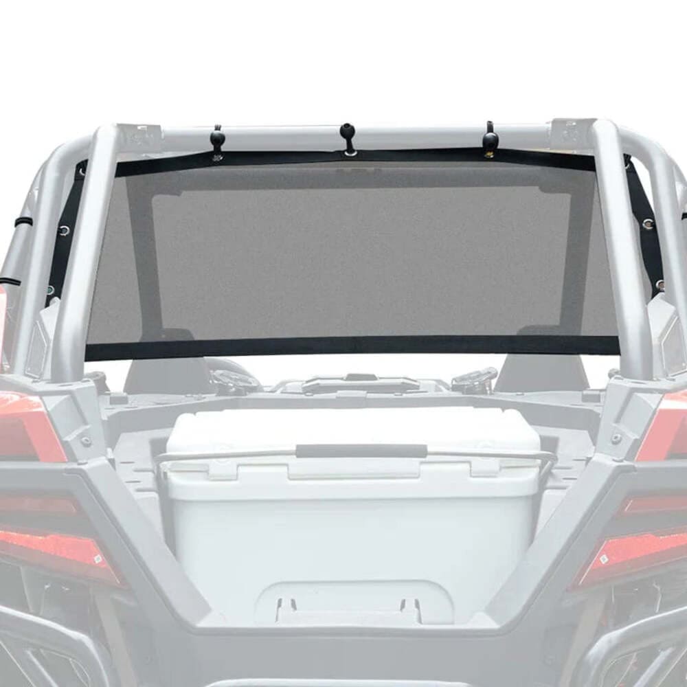 Kemimoto Polaris RZR PRO R Soft Rear Window Net & Heavy Waterproof Cover