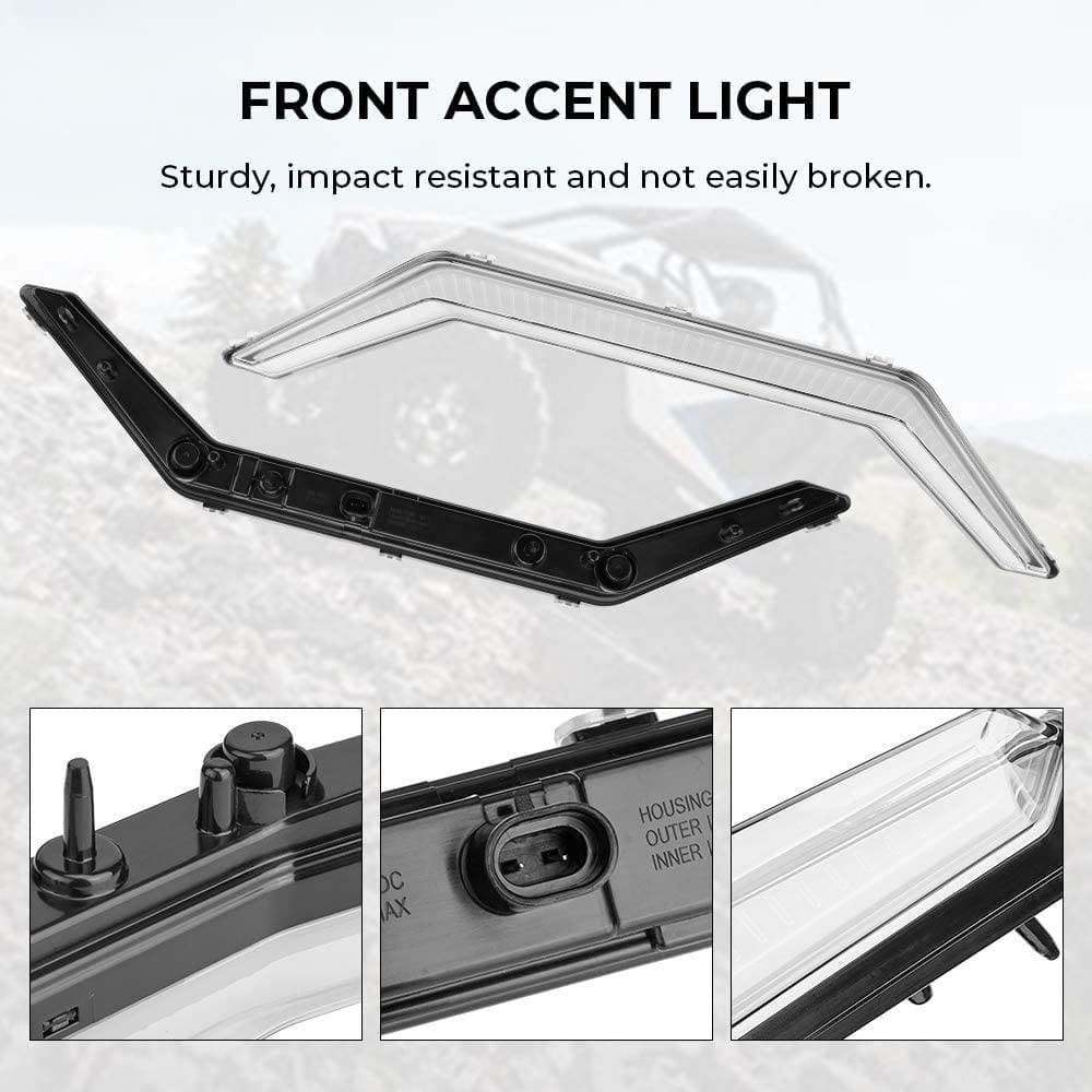 Kemimoto Polaris RZR PRO XP/ PRO R UTV LED Center Grill Light Accent Light
