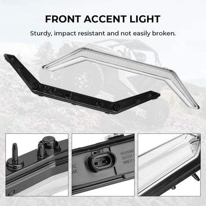 Kemimoto Polaris RZR PRO XP/ PRO R UTV LED Center Grill Light Accent Light