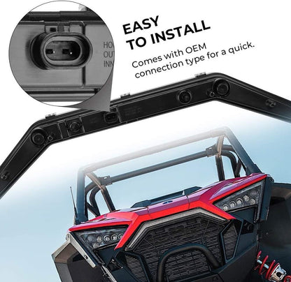Kemimoto Polaris RZR PRO XP/ PRO R UTV LED Center Grill Light Accent Light