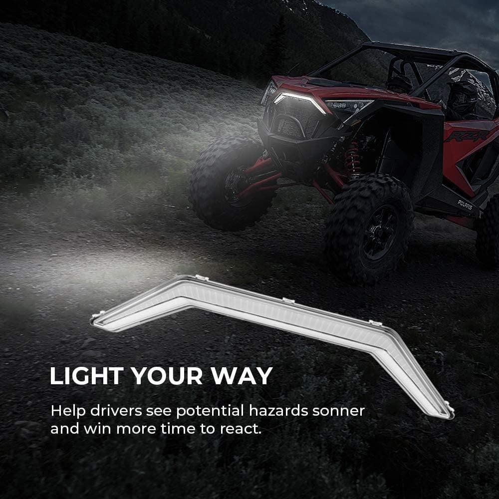 Kemimoto Polaris RZR PRO XP/ PRO R UTV LED Center Grill Light Accent Light