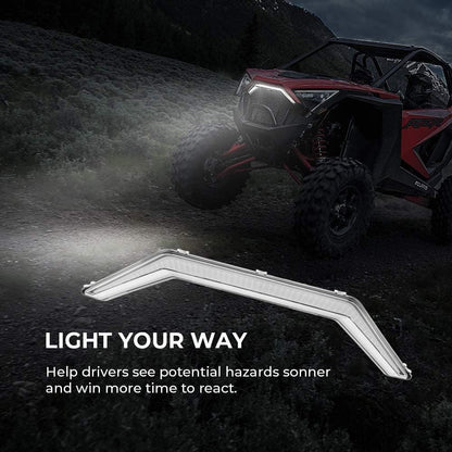 Kemimoto Polaris RZR PRO XP/ PRO R UTV LED Center Grill Light Accent Light