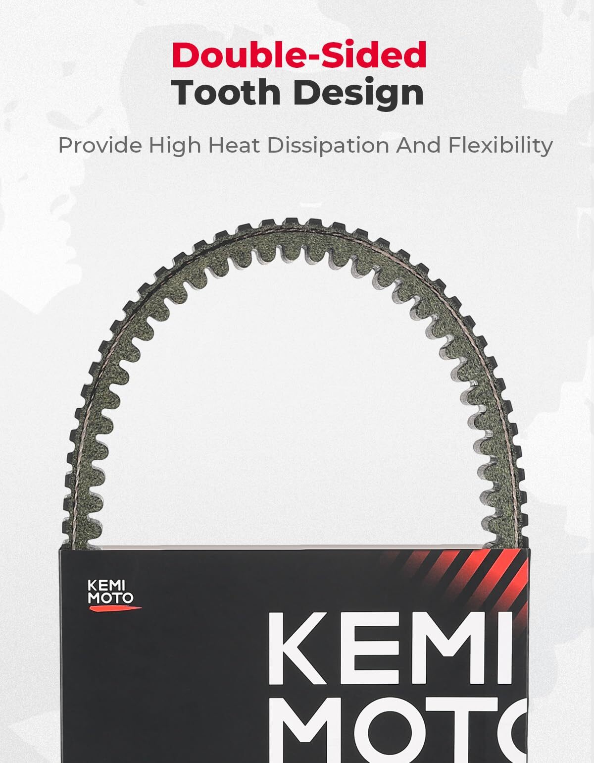 Kemimoto Polaris RZR PRO XP UTV Heavy Duty Carbon Drive Belt