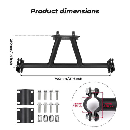 Kemimoto Polaris RZR XP 1000 Spare Tire Carrier Mount