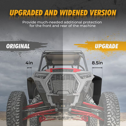 Kemimoto Polaris RZR XP 1000/4 Fender Flares 8.5" Mud Flap