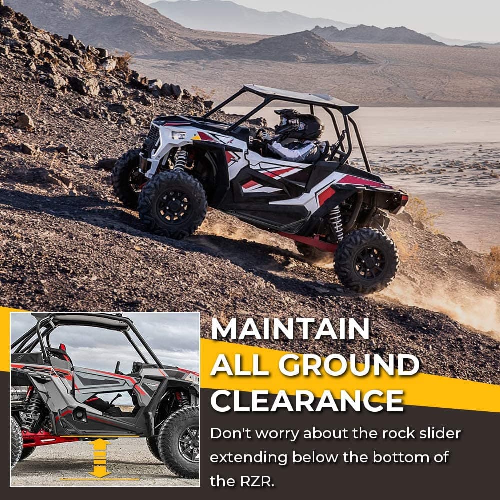 Kemimoto Polaris RZR XP 1000/ Turbo Nerf Bars Rock Sliders