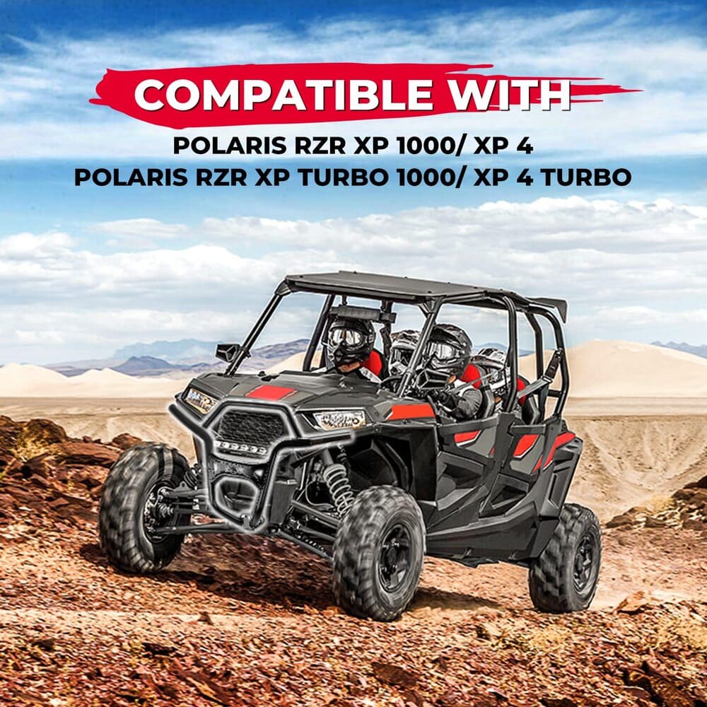 Kemimoto Polaris RZR XP1000/4 1000 Front Grill Light & Front Bumper