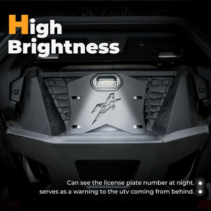 Kemimoto Polaris Universal LED License Plate Bracket Kit