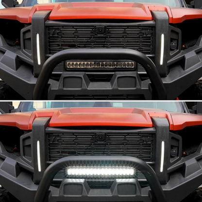 Kemimoto Polaris Xpedition ADV/XP Front Mesh Grill with Accent Light