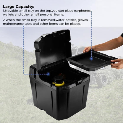 Kemimoto Ranger XP 1000/Crew Under Seat Dry Storage Box