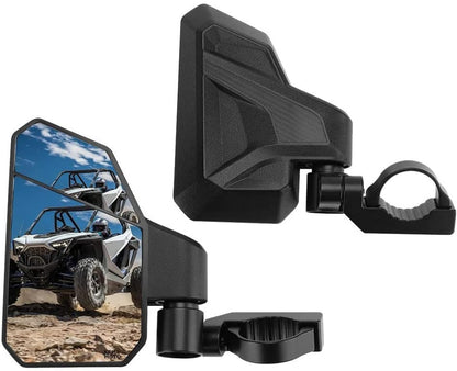 Kemimoto RZR Polaris Can Am Maverick X3 UTV 1.6"-2" Side Mirrors for Pioneer