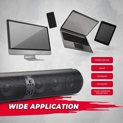 Kemimoto UTV Sound Bar System Bluetooth Speaker 500W 28" Outdoor Soundbar