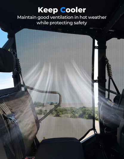 Kemimoto Tracker 800SX Crew Side Window Net Doors