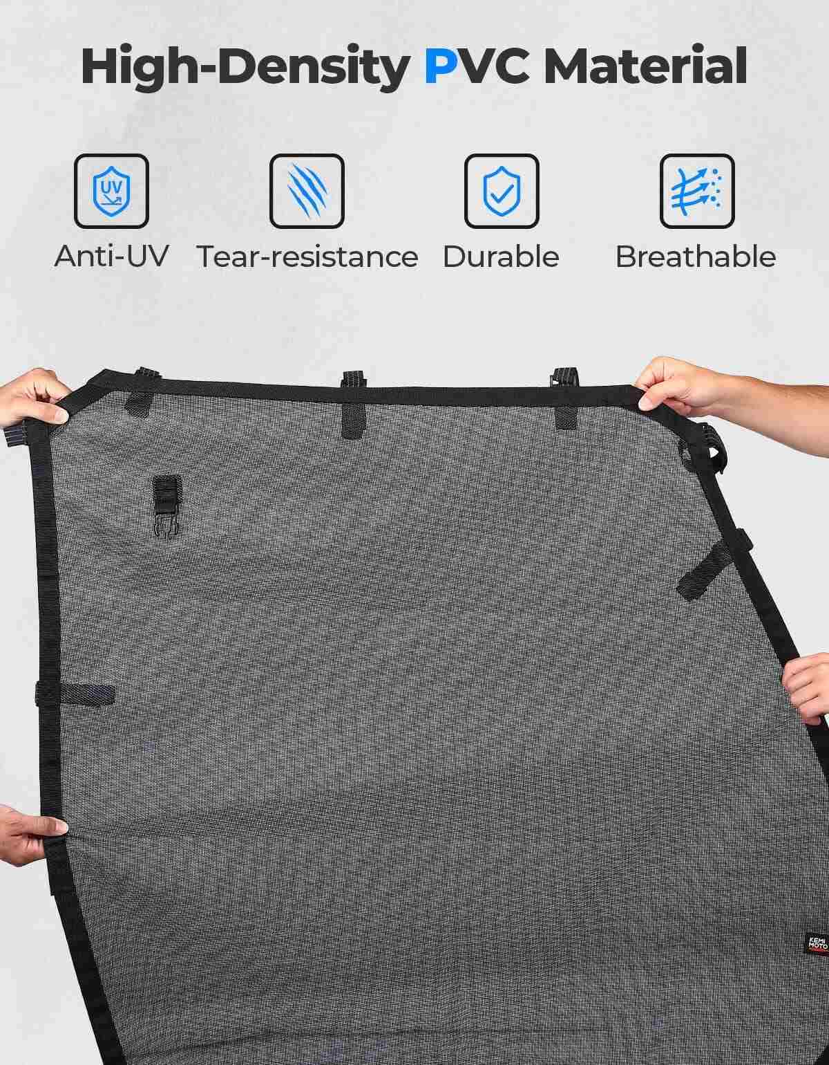 Kemimoto Tracker 800SX Crew Side Window Net Doors