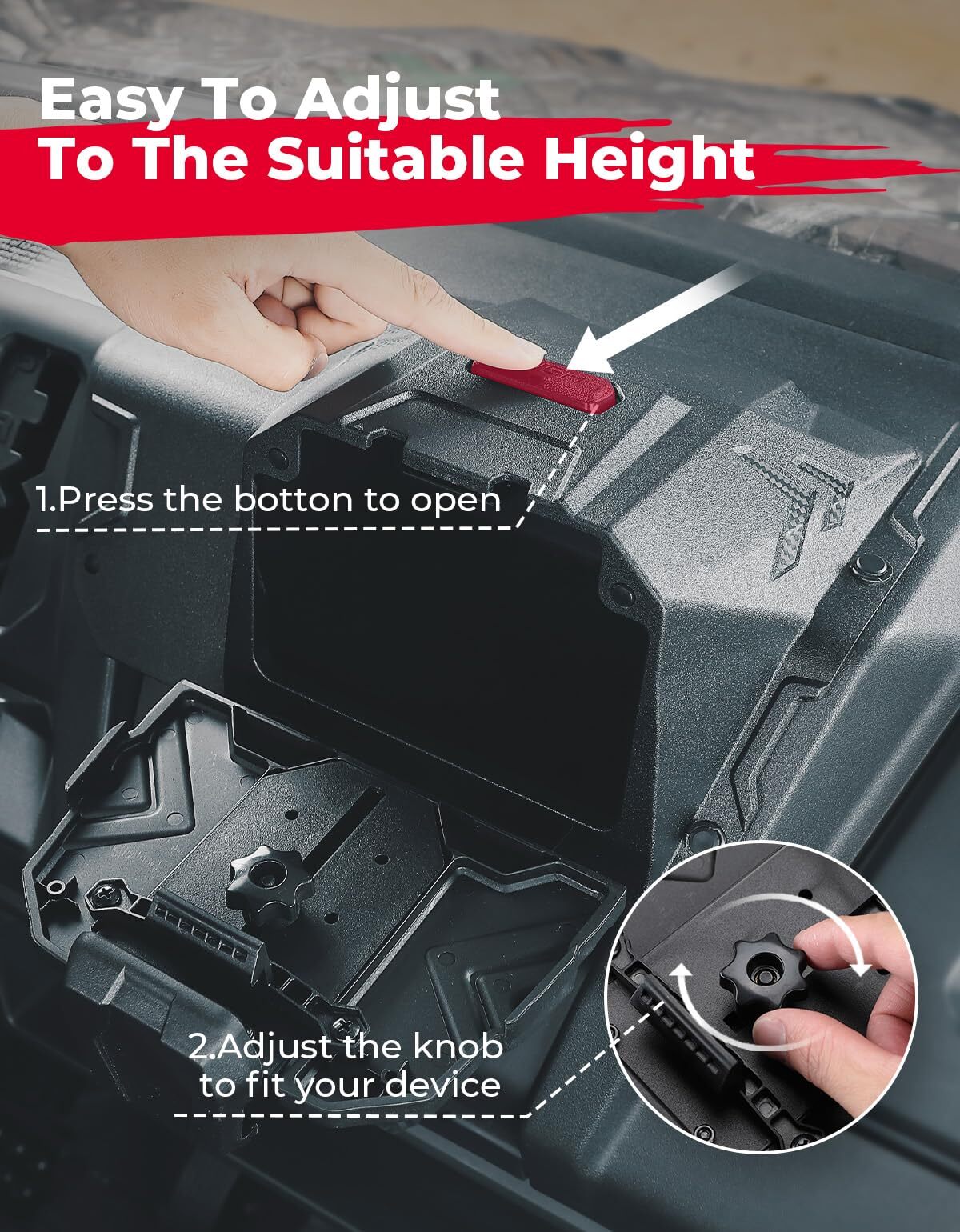 Kemimoto CF Moto UForce 1000 Electronic Device Tablet Holder