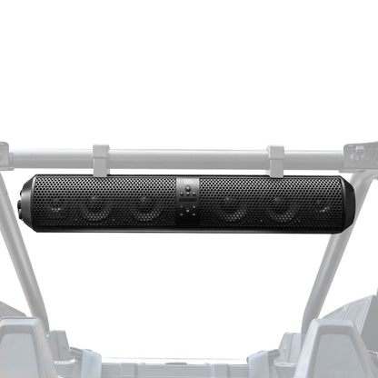 Kemimoto UTV 1.56"-2.25" Roll Bar 6 Speaker Bluetooth Sound Bar