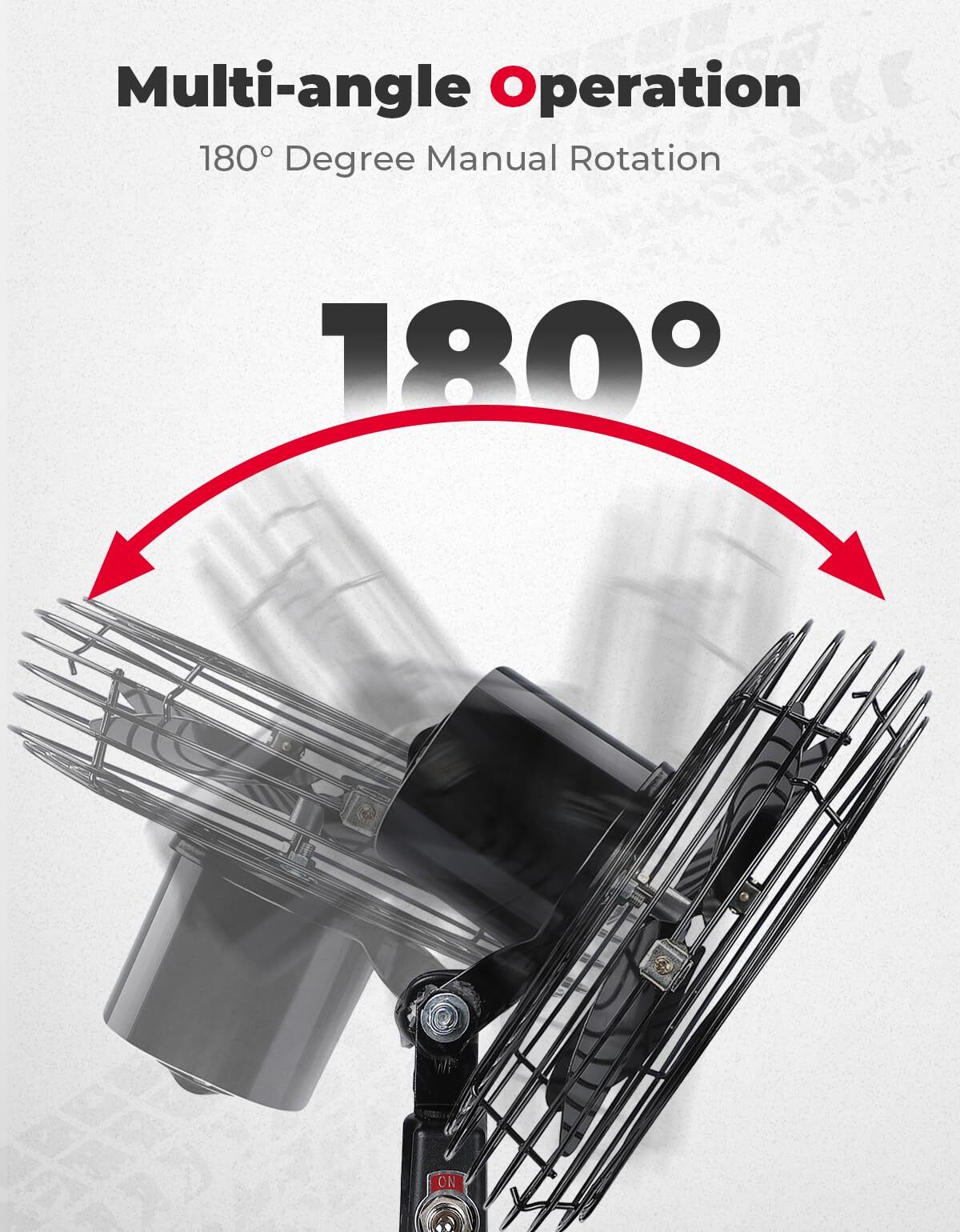 Kemimoto UTV 12V 8'' Cooling Fan