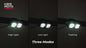 Kemimoto UTV Aluminum Waterproof Dome Light 600mAh Rechargeable for 1.5"-2" Roll Bar
