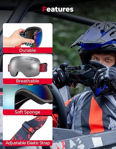 Kemimoto UTV/ ATV Goggles
