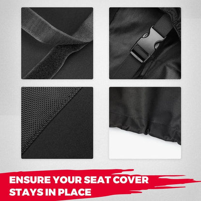 Kemimoto UTV Polaris Ranger Crew XP 1000 Front & Rear Seat Covers