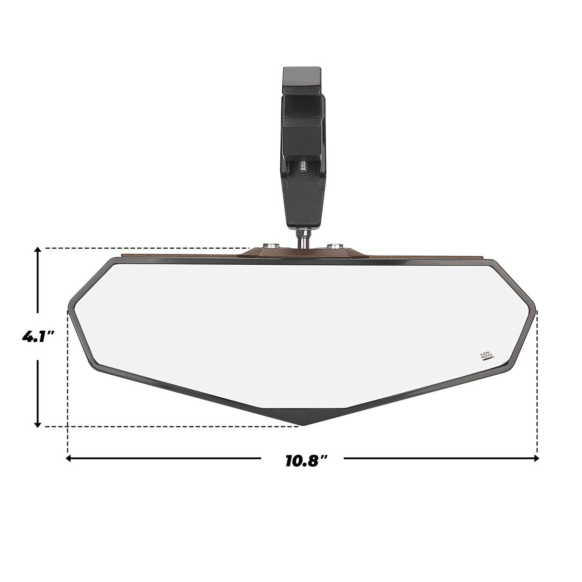 Kemimoto UTV Rear View Mirror for 1.6"-2" Roll Bar Cages