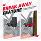 Kemimoto UTV Side Mirrors & Center Mirror with 1.6"/2" Roll Bar Cage