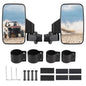Kemimoto UTV Side Mirrors for 1.6"/2" Roll Bar Cage - 1 Pair