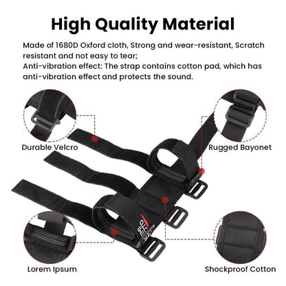 Kemimoto UTV Speaker Mount 1.5"/2.25" Roll Bar