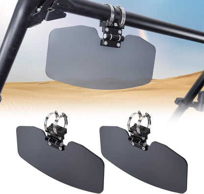 Kemimoto UTV Sun Visor Fit 1.5-2 in Roll Bars UTV Side X Side with Windshield
