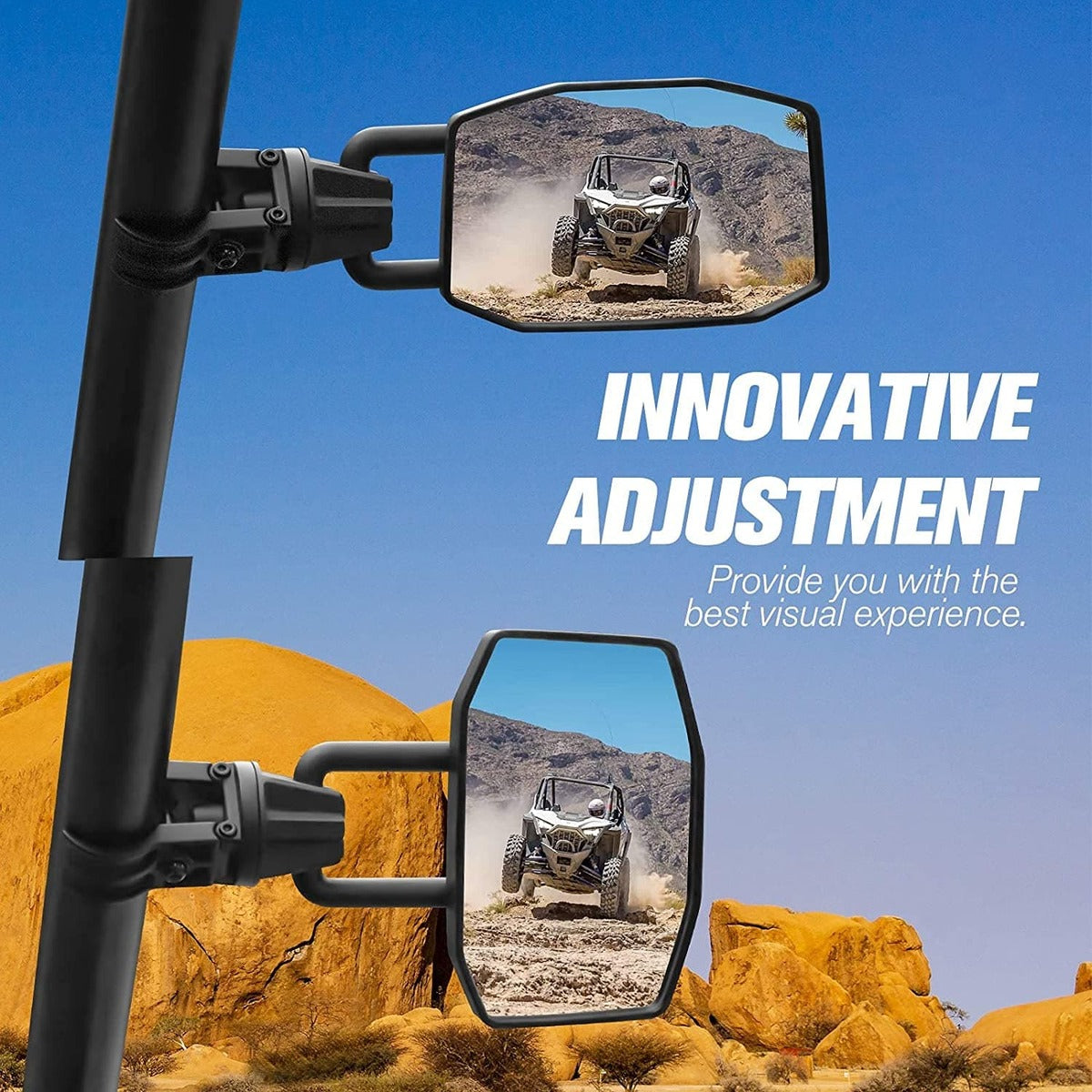 Kemimoto Yamaha Wolverine/Viking UTV Side View Mirrors