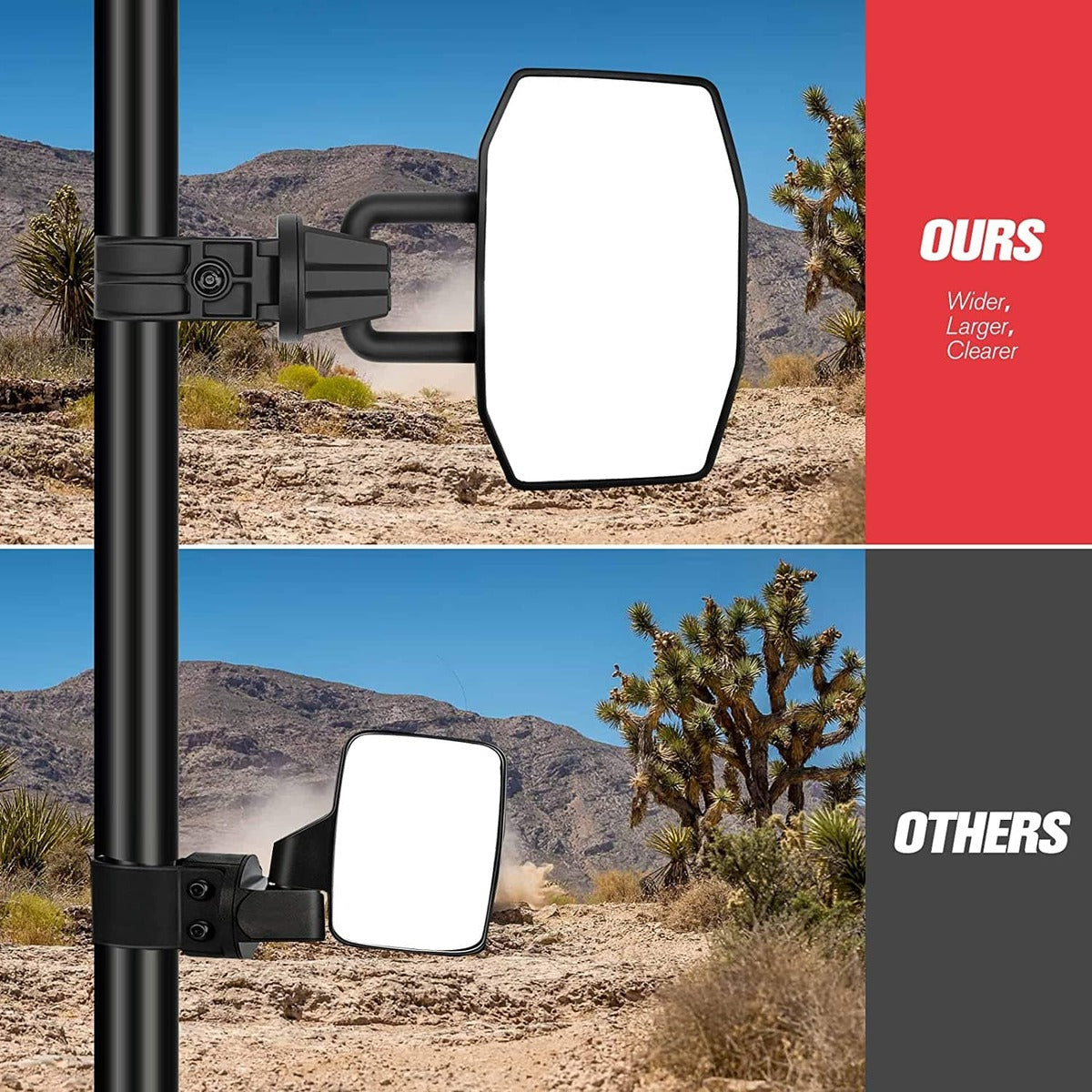 Kemimoto Yamaha Wolverine/Viking UTV Side View Mirrors