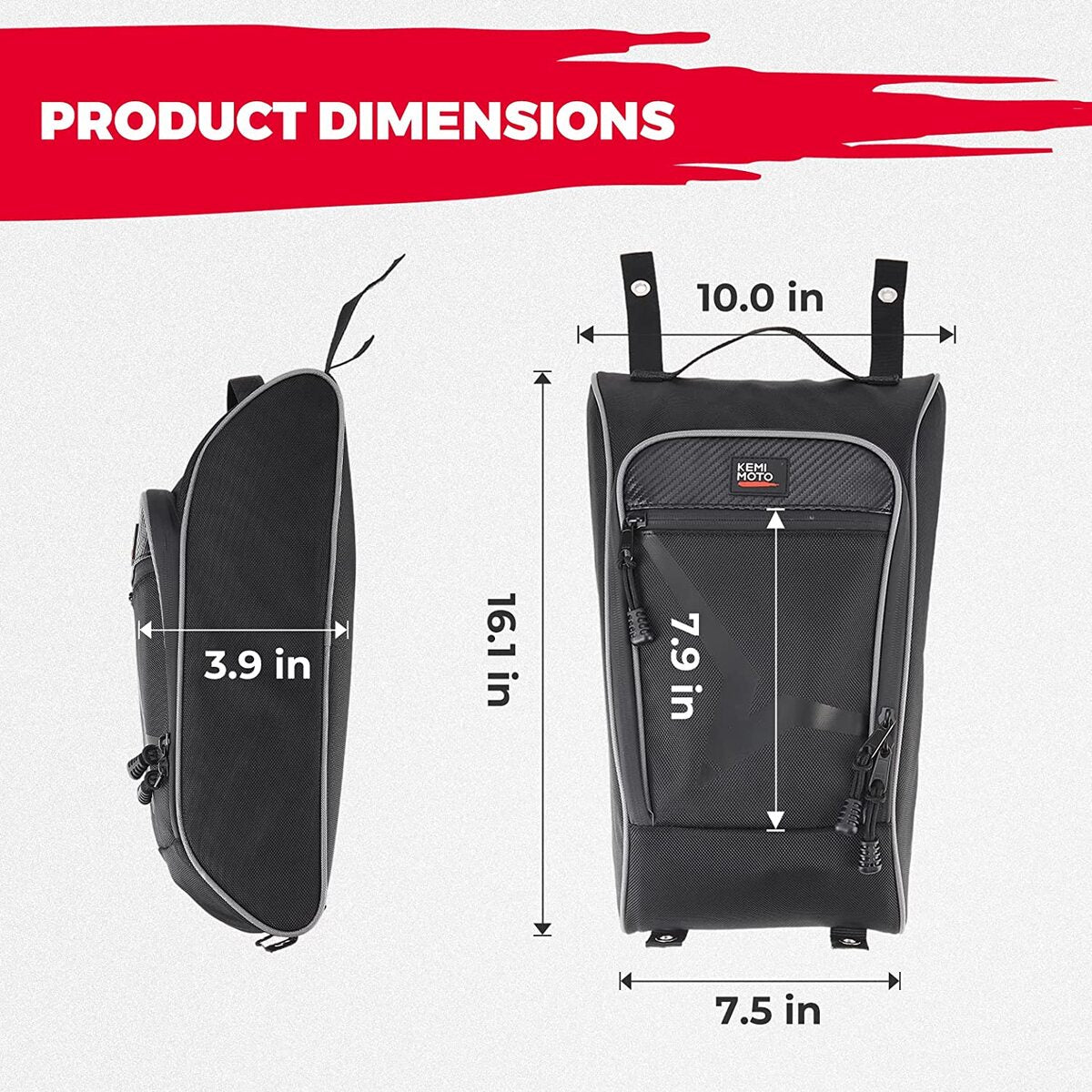 Kemimoto CF Moto ZForce 950 Door Bags & Center Bags