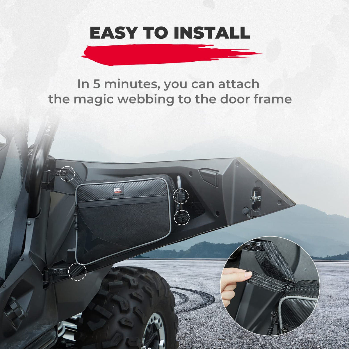Kemimoto CF Moto ZForce 950 Door Bags & Center Bags